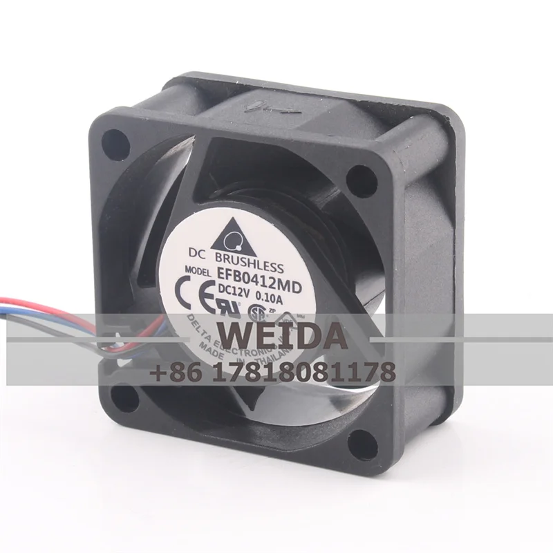 Case Cooling Fan for DELTA EFB0412MD DC12V 0.10A EC AC Switch Quiet Ventilation Centrifugal Ventilation 40x40x20mm 4020 4cm