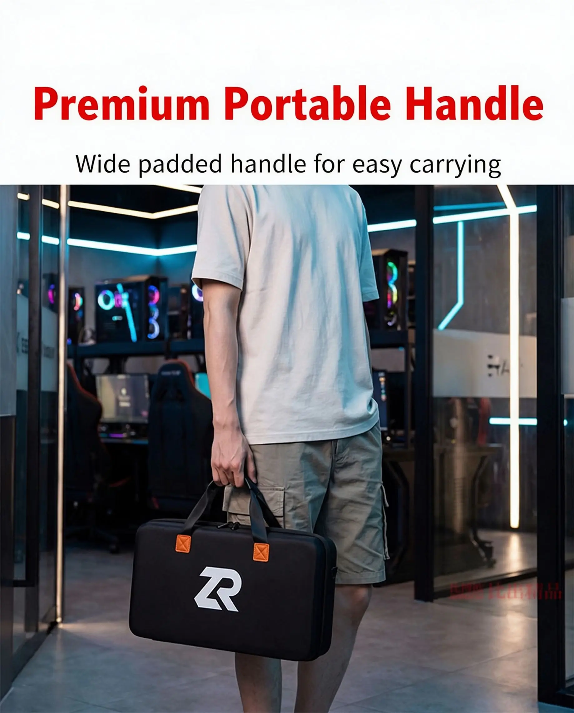 Hard EVA Storage Bag for 87-Key Keyboard, Mouse, Headphones Tablet Box Portable for Logitech Esports Peripherals Carrying Case