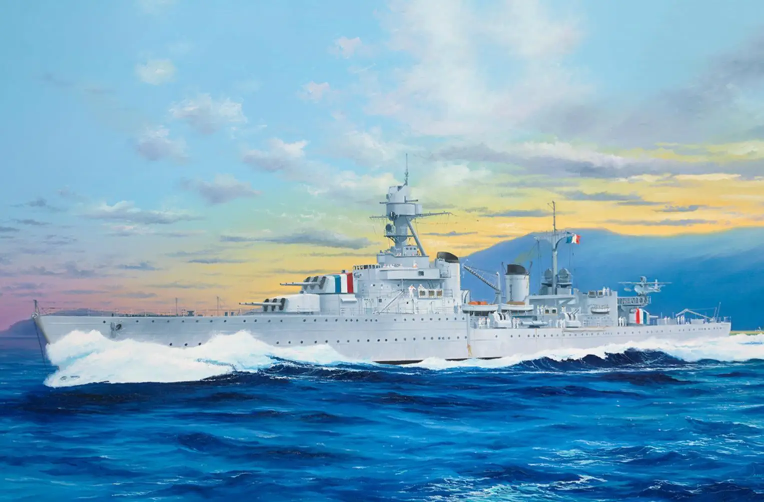 

Trumpeter 05374 1/350 French Light Cruiser Marseillaise Model Kit