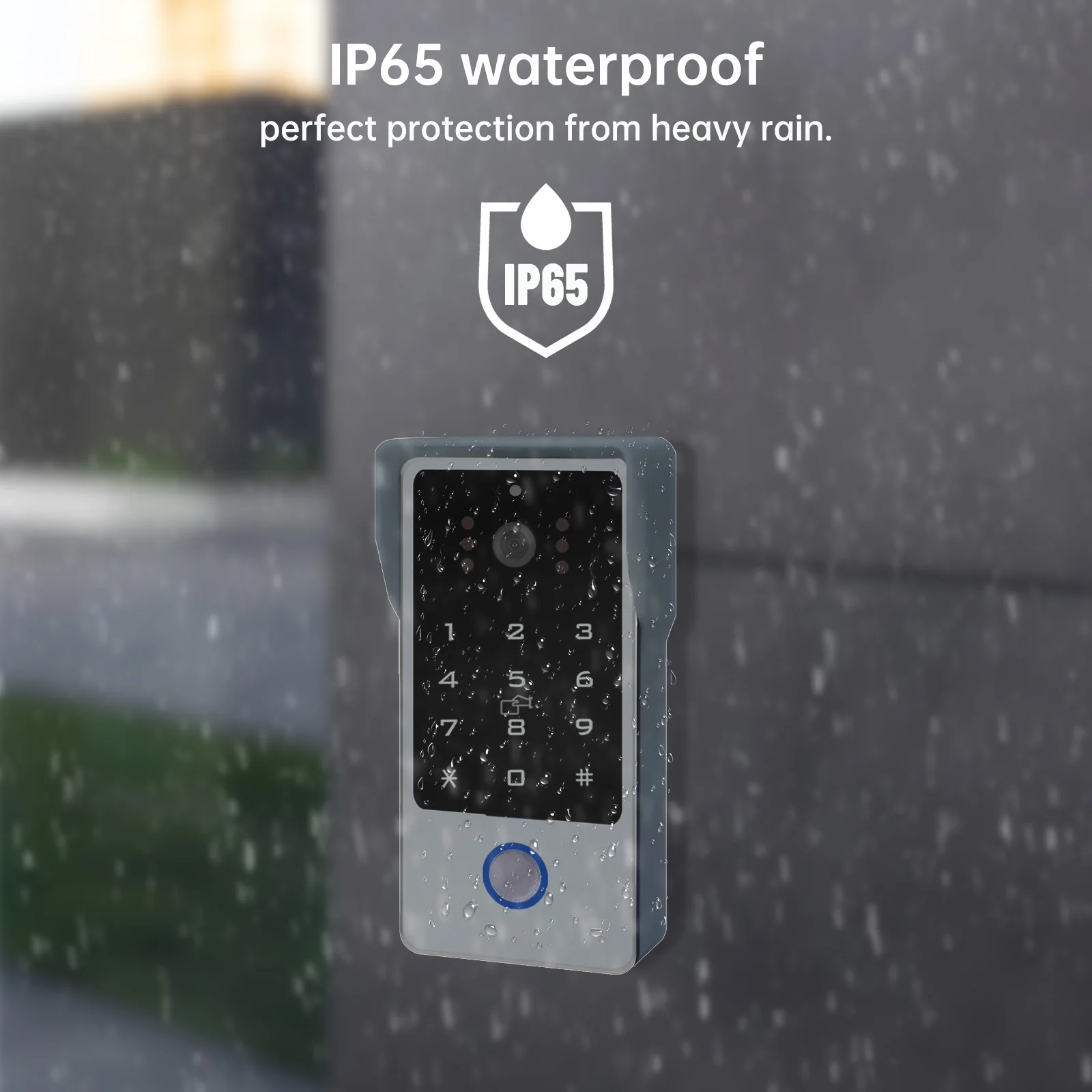 Видеотелефон, 2 провода, 7 дюймов, сенсорный экран, дверной звонок, RFID-разблокировка, ночное видение, Tuya Smart 1080P, комплект видеодомофона, домофон, Maison