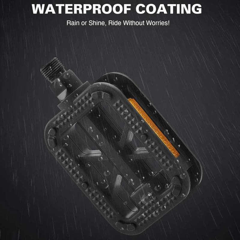 1 Paar Fahrradpedale Ultraleichte MTB-Straßenpedale Fahrrad MTB-Zubehör Fußpedale Anti-Rutsch-Pedale Standard-Universalpedale