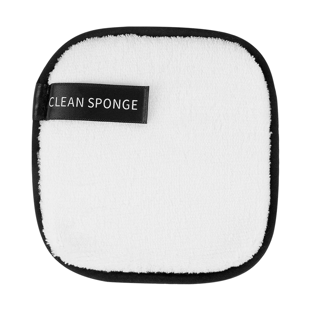 Double Sided Makeup Remover Pads Microfiber Make Up Removal Sponge Reusable Face Cosmetic Cleaning Cotton Wipes Beauty Tools