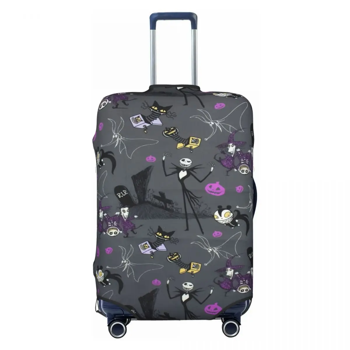 

The Nightmare Before Christmas Jack Skellington Suitcase Cover Washable Luggage Protective Covers for 18-32 inch