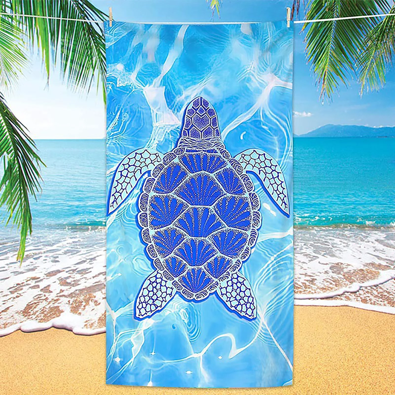 Bohemian Style Swimming Beach Towel Easy to Wash Compact Size Lightweight Towel for Friend Family Neighbors Gift