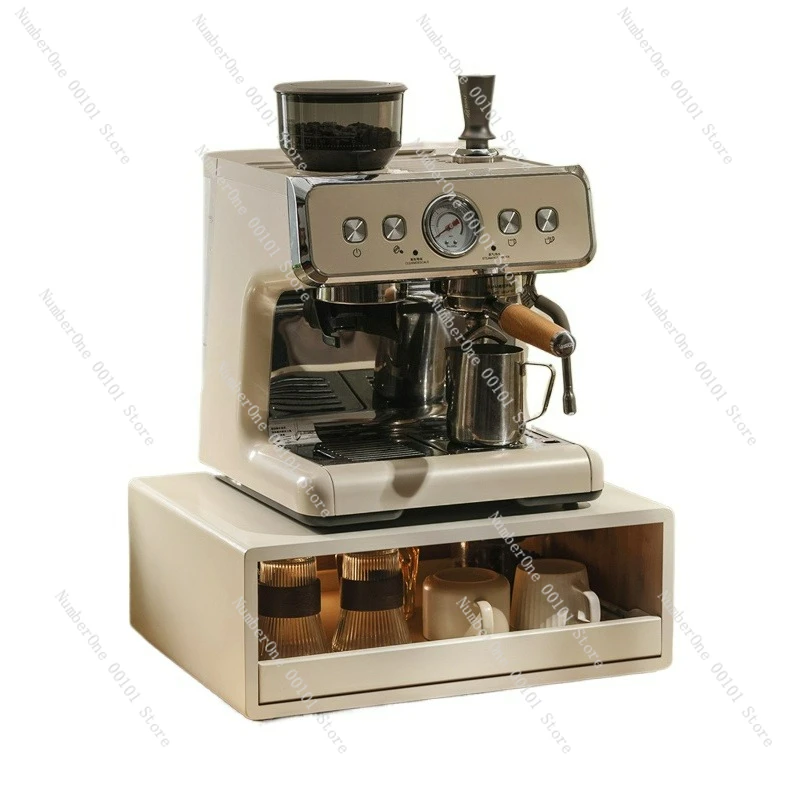 

Coffee Machine Storage Rack Kitchen Water Bar Desktop Drawer-Type Tea Bag Mug Dining Table Cup Organizer