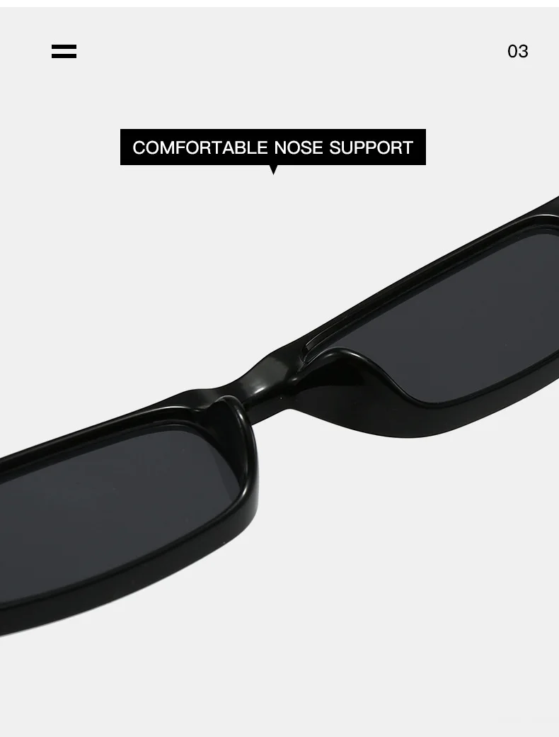 Neue Vintage Quadratische Sonnenbrille für Damen und Herren Marken-Rechteck-Sonnenbrille Ovale Brillen für Männer und Frauen – Detail 17