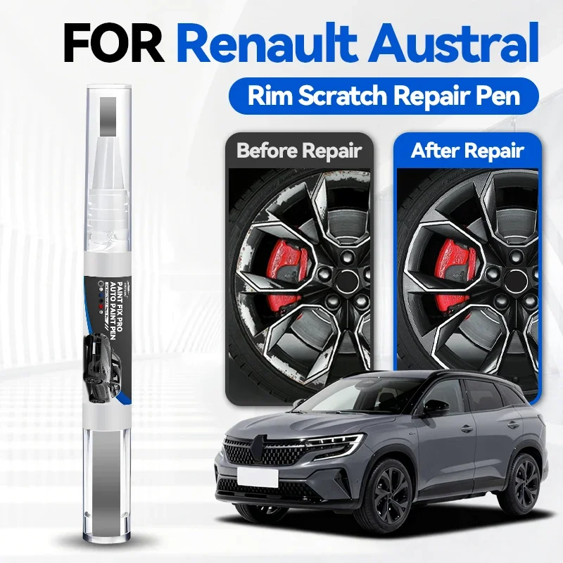 

Ремонтный карандаш для подкраски царапин (черный/белый) для Renault Austral 2022-2025 CMF-CD, аксессуар для самостоятельного ремонта автомобиля