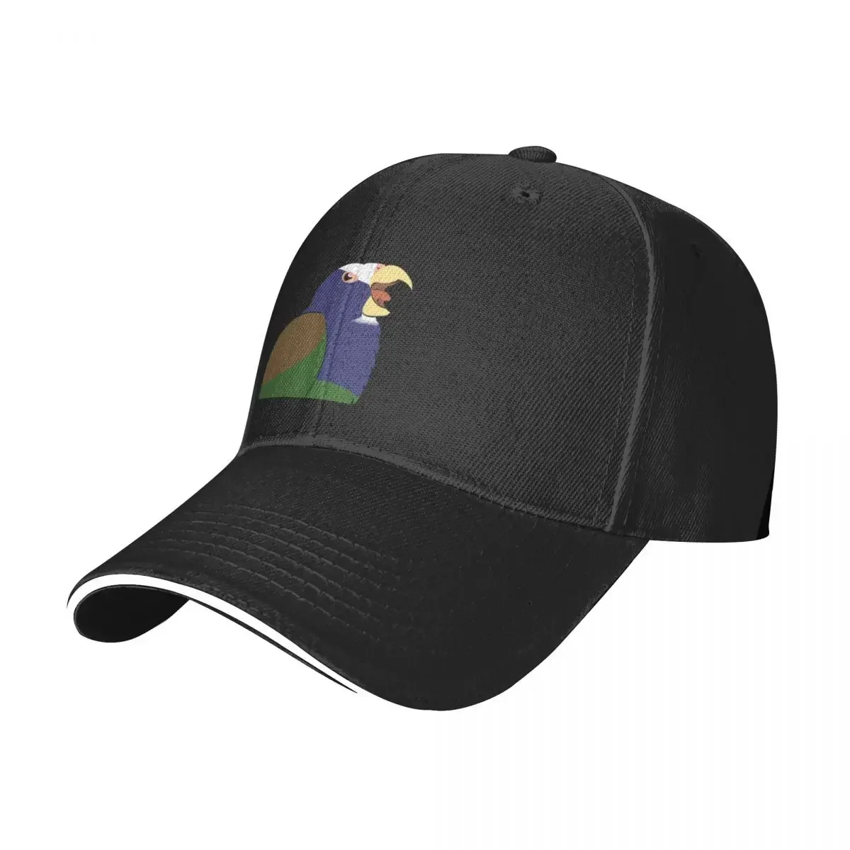 

Angry Pionus Parrot Baseball Cap Mountaineering Luxury Cap Wild Ball Hat Female Men's