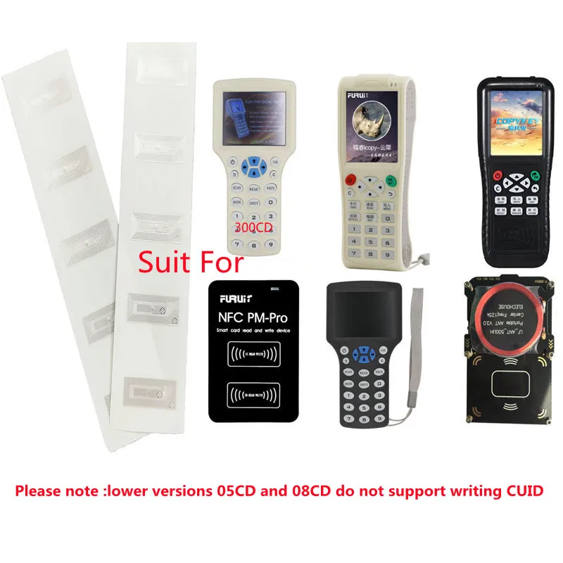 CUID Android App MCT Modify UID Changeable S50 1K NFC Sticker Wet Inlay 13.56MHz RFID Tags Block 0 Writable Laber Copy Clone