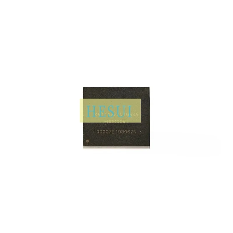 Used&Not NEW&Send after Measure KM111SS0016GXA eMMC flash memory chip, the memory IC is disassembled and tested 0-10