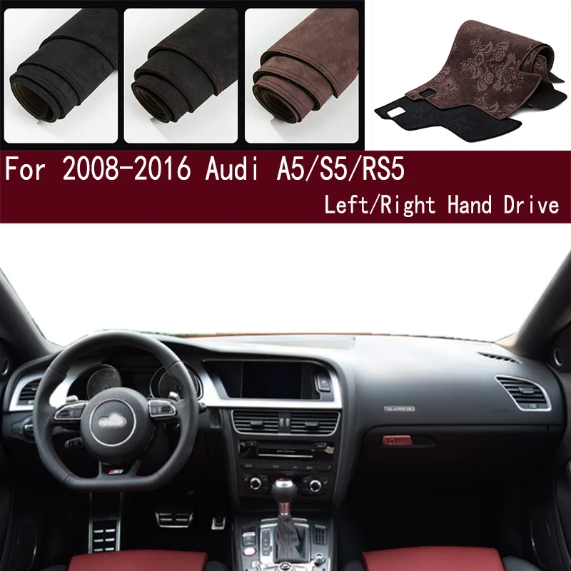 

For 2008-2016 Audi A5 S5 Dashmat Dashboard Cover Instrument Panel Sunscreen Pad Ornaments