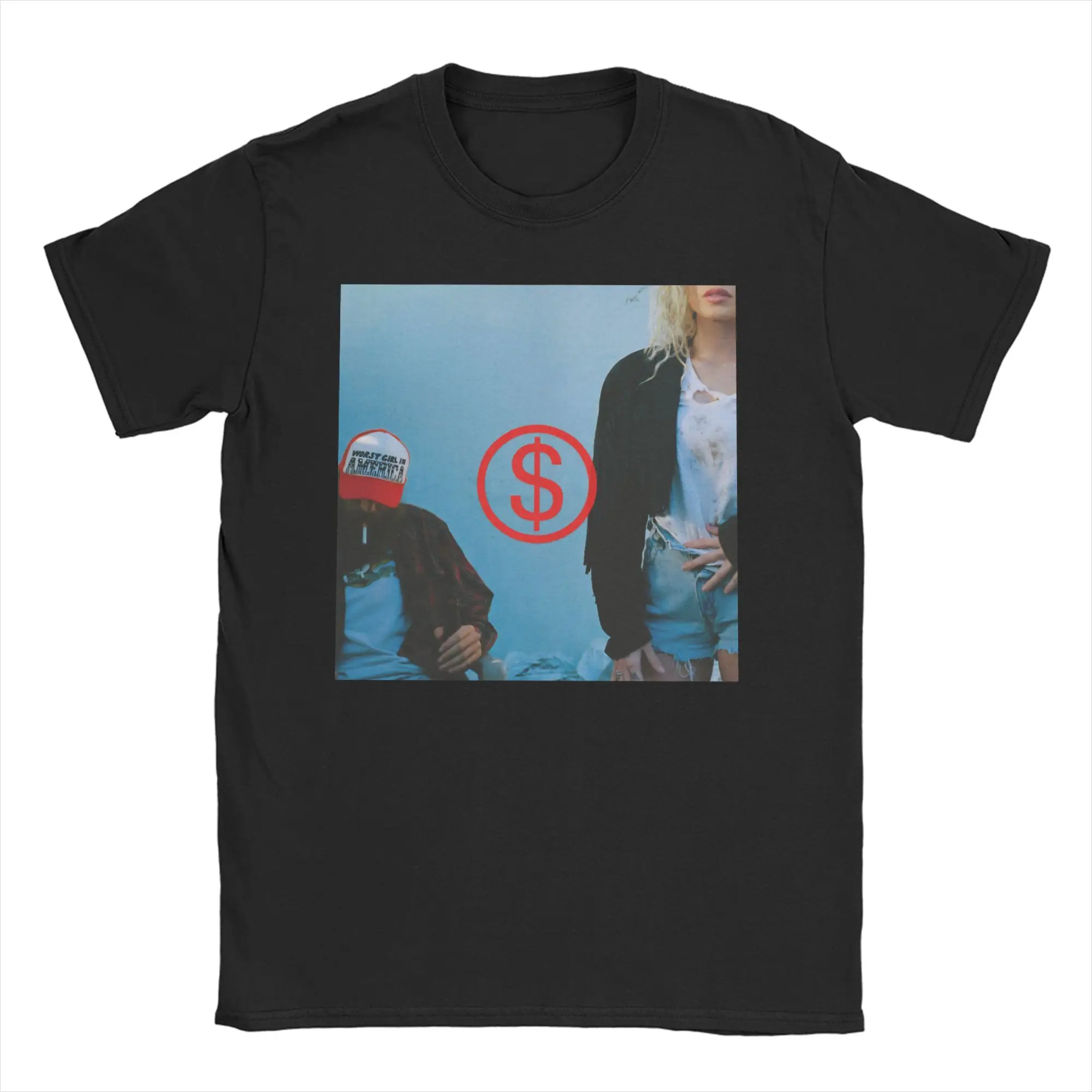 Camiseta Slayyyter anuncando o novo álbum, camiseta masculina e feminina, camisetas engraçadas de manga curta com gola redonda, 100% algodão, roupas p