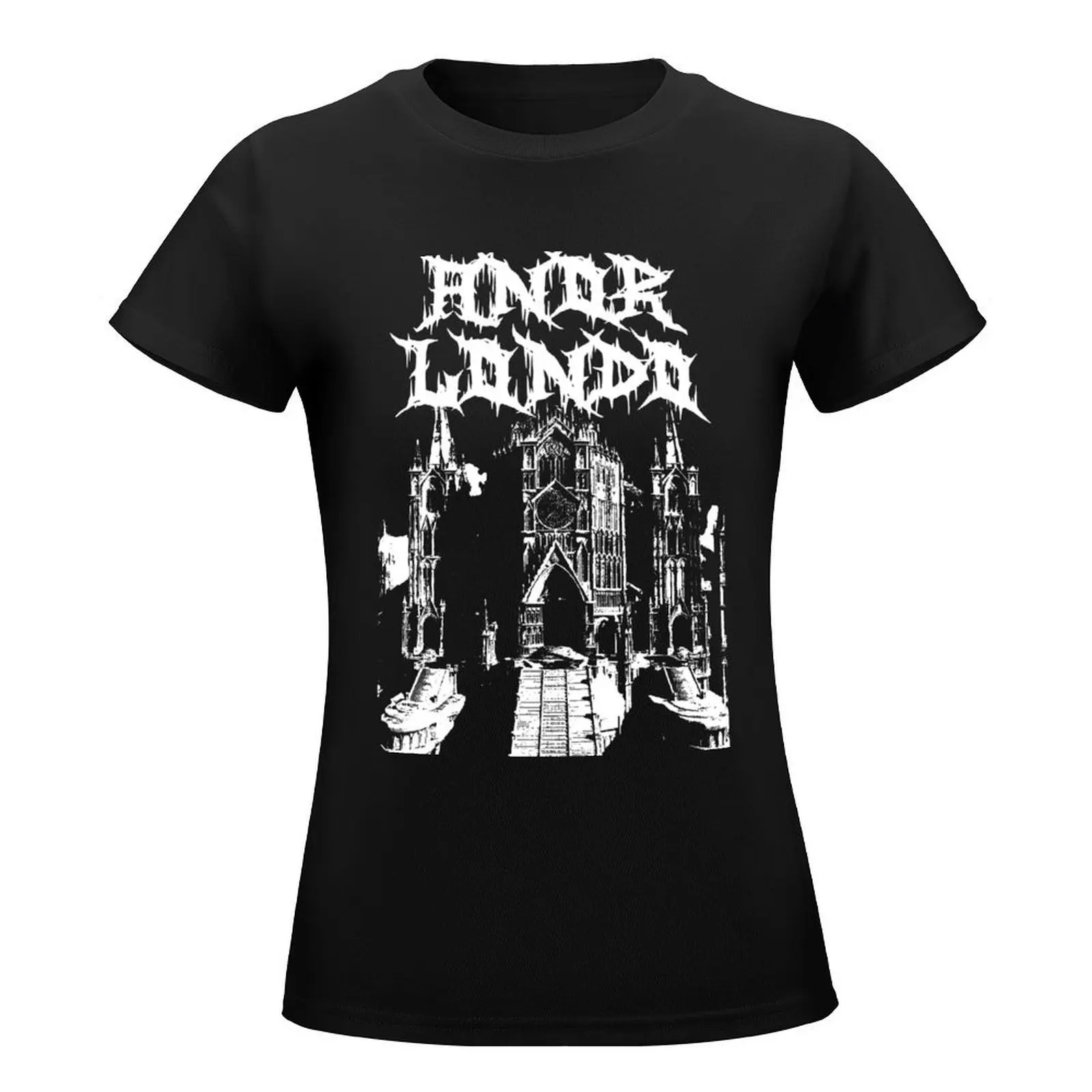 Anor Londo Metal T-Shirt shirts graphic tees Female clothing anime clothes t shirt Women