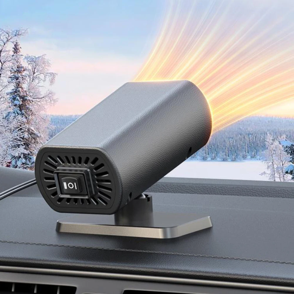 For Cold Weather 12.3*5.2*7.2cm 220W Car Defogger 12v Heating Fan Defogger Heating Fan Adhesive Base Installation