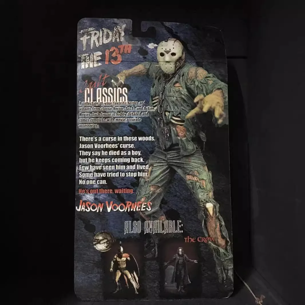 NECA sexta-feira 13 Jason em roupa verde Horror Hall of Fame Action Figure colecionável modelo de mesa ornamento presente de aniversário