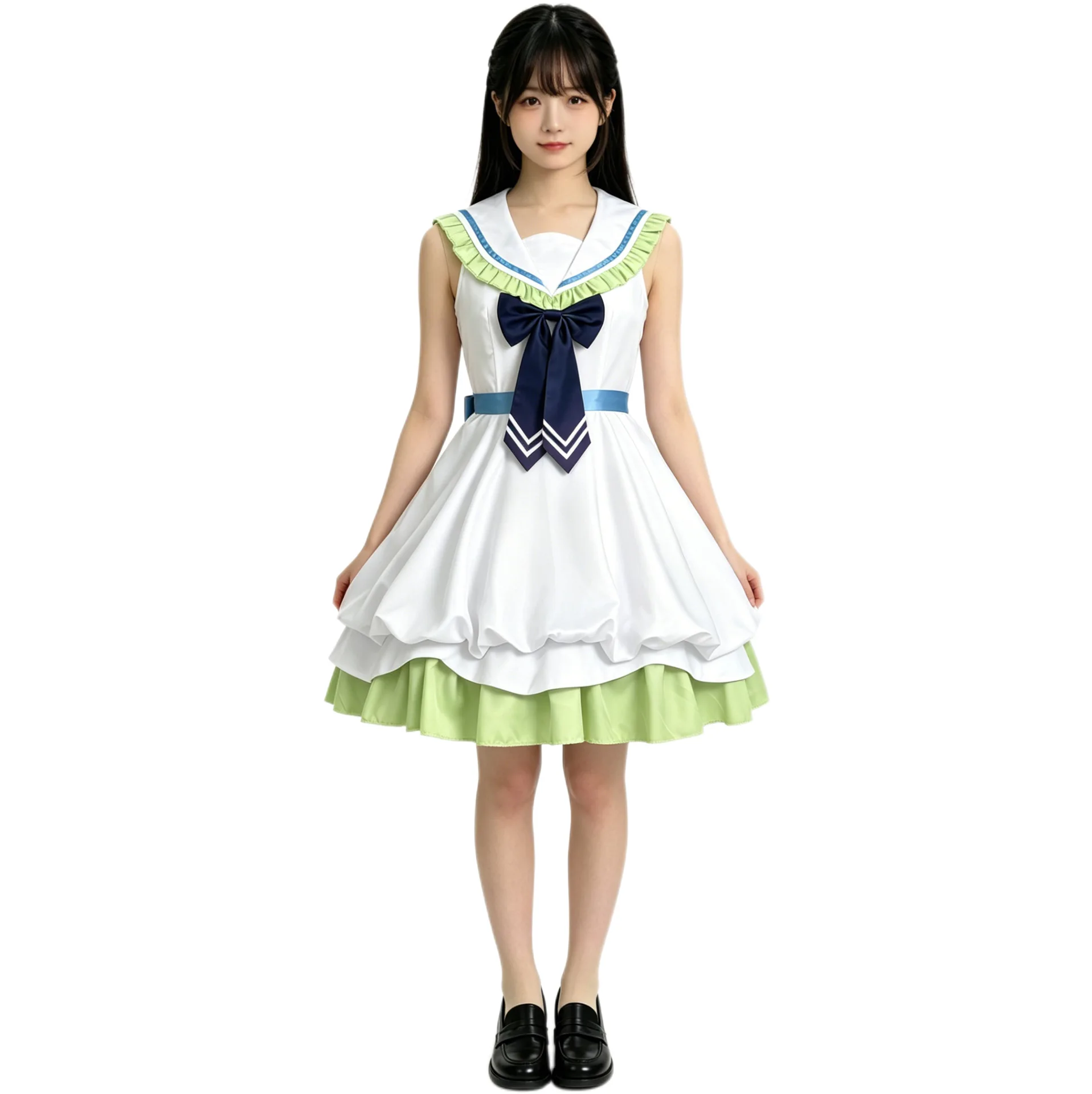 

Anime Lily of The Valley Dress Cosplay Costume Character Halloween Masquerade Performance Costume for Women Girl