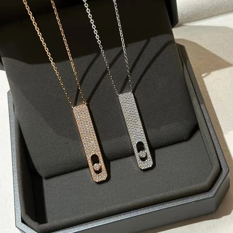 

Hot sale fashion light luxury jewelry S925 silver simple elegant women's necklace wedding party daily wear party holiday gift
