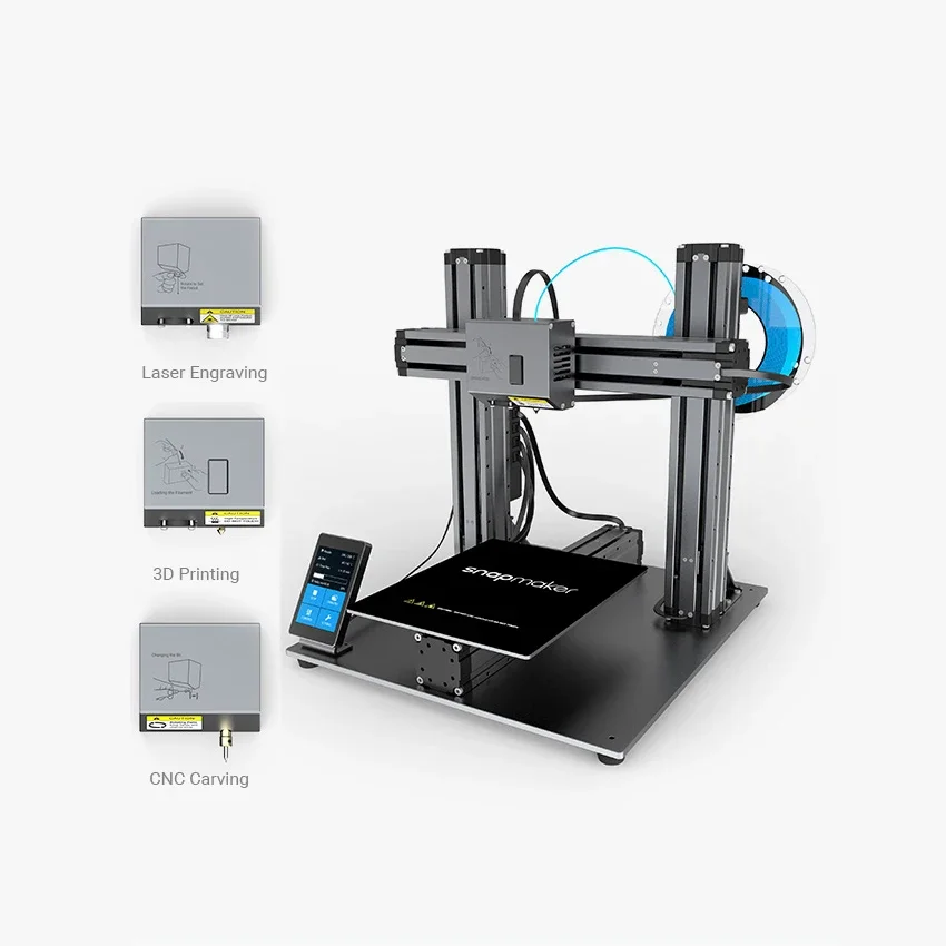 Cheap price homey DIY 3D printer 3--1 multi-functional cnc  engraving and cutiing machine   snapmaker latest 2.0