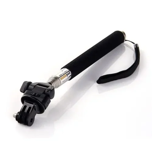 Untuk Aksesori Gopro tongkat genggam dapat diperpanjang Monopod teleskopik dudukan adaptor Tripod untuk Hero 3 + 4 SJ4000/5000/6000 xiaomi yi