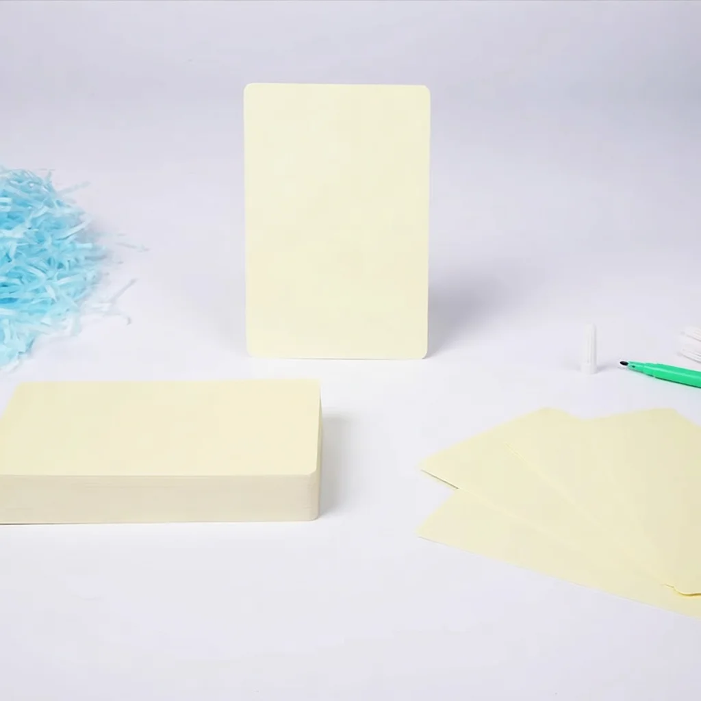 Versatile Blank Thick Paper Cards DIY Sketch Painting Vocabulary Cards Greeting Message Tags Gift Stationery Supplies