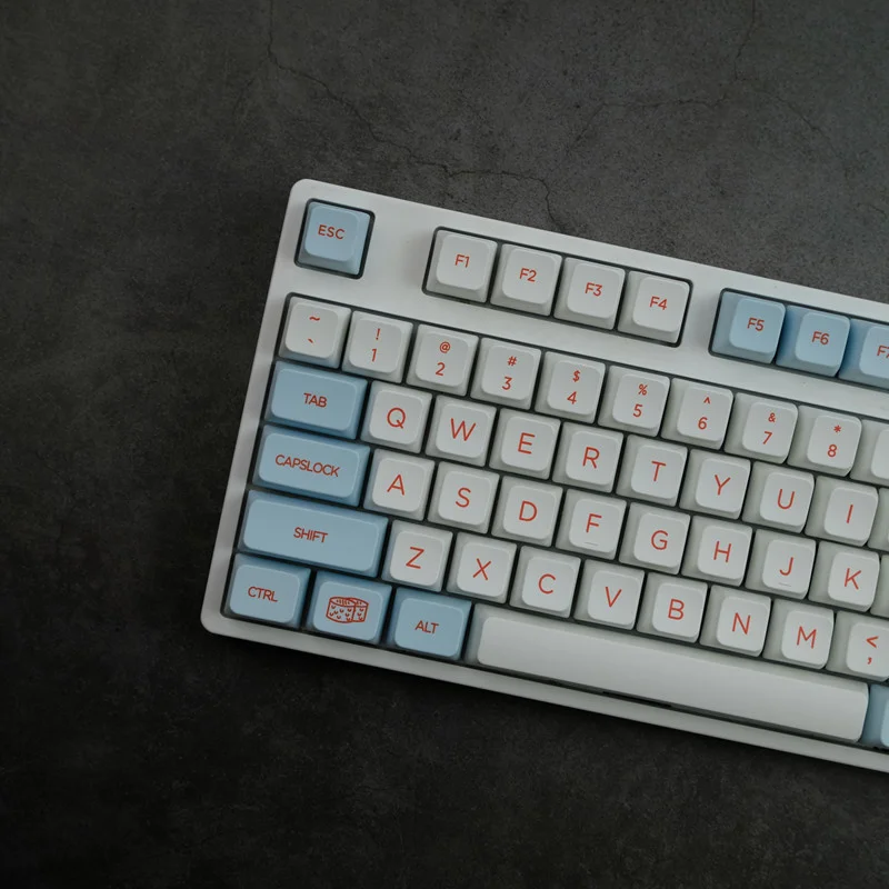 138 Keys/set Salmon Keycaps PBT Dye Subbed Key Caps MDA Profile For Keychron Q1 Q2 K2 65% 75% Anne GH60 GK64 Poker Varmilo