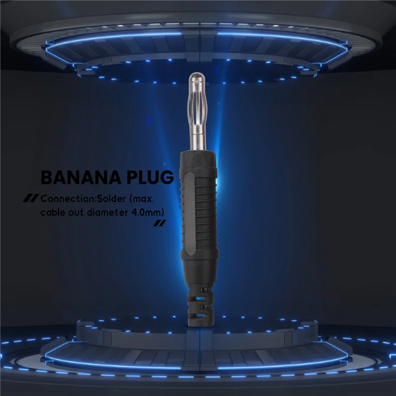 

BTLIFE-40 шт. 4 мм штекер типа «банан» для припоя «сделай сам» штекер типа «банан» адаптеры для мультиметра тестовые провода зонды