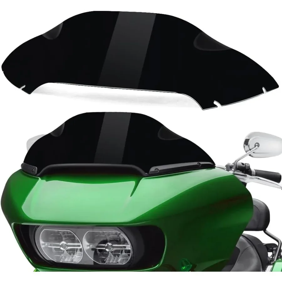 

8 Wave Windshield Windscreen Wind Splitter for Harley Davidson Touring Road Glide FLTR 20152023 Models Enhances Rider Comfort a