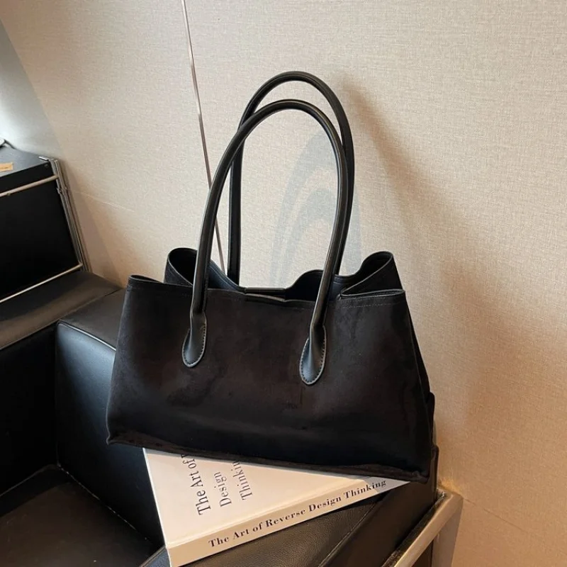 

Минималистичная винтажная кожаная сумка-мессенджер, женская повседневная деловая элегантная классическая парижская модная однотонная сумка