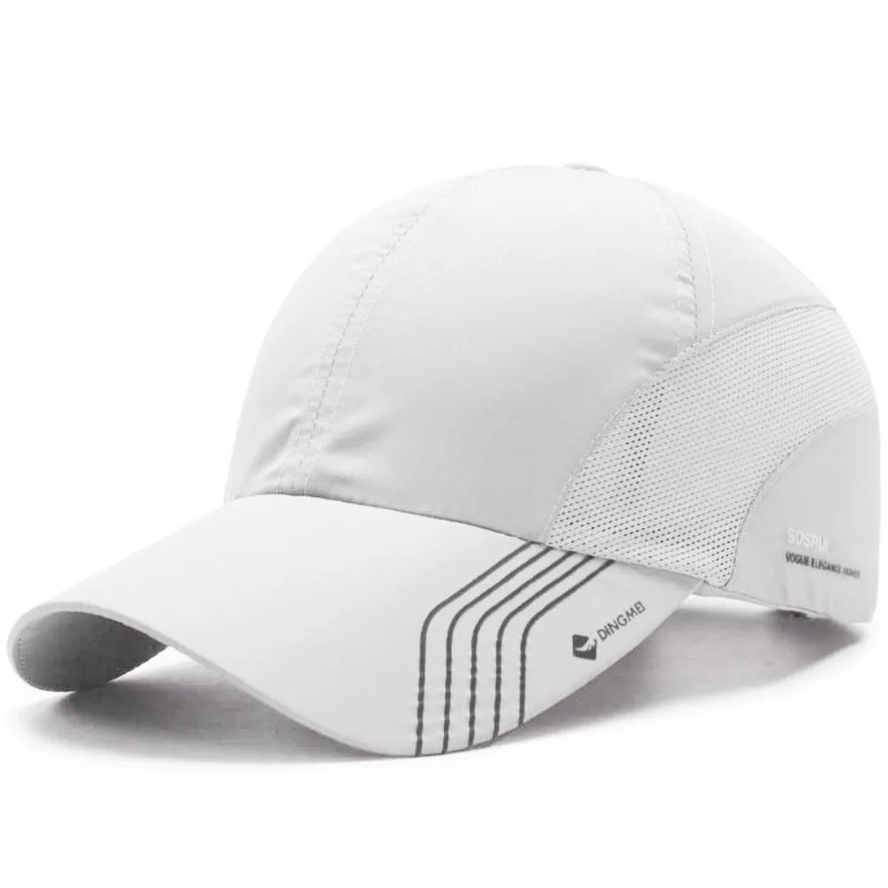 Casual Adjustable Baseball Cap Quick-drying Long Brimmed Sun Hat Solid Color Dad Hat Spring Summer