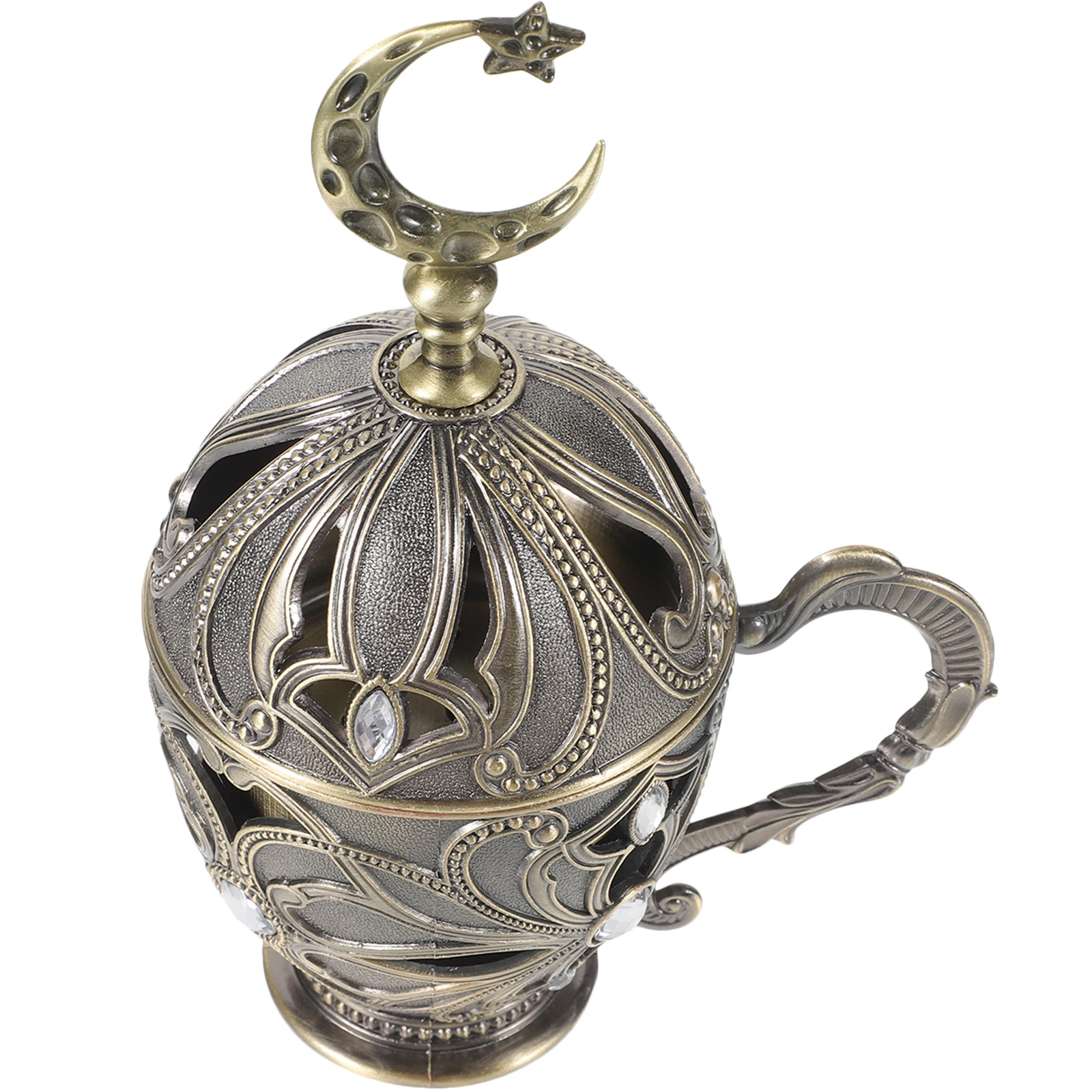 

Aesthetic Retro Incense Burner Decoration Decorative Censer Holder Zinc Alloy Lovers