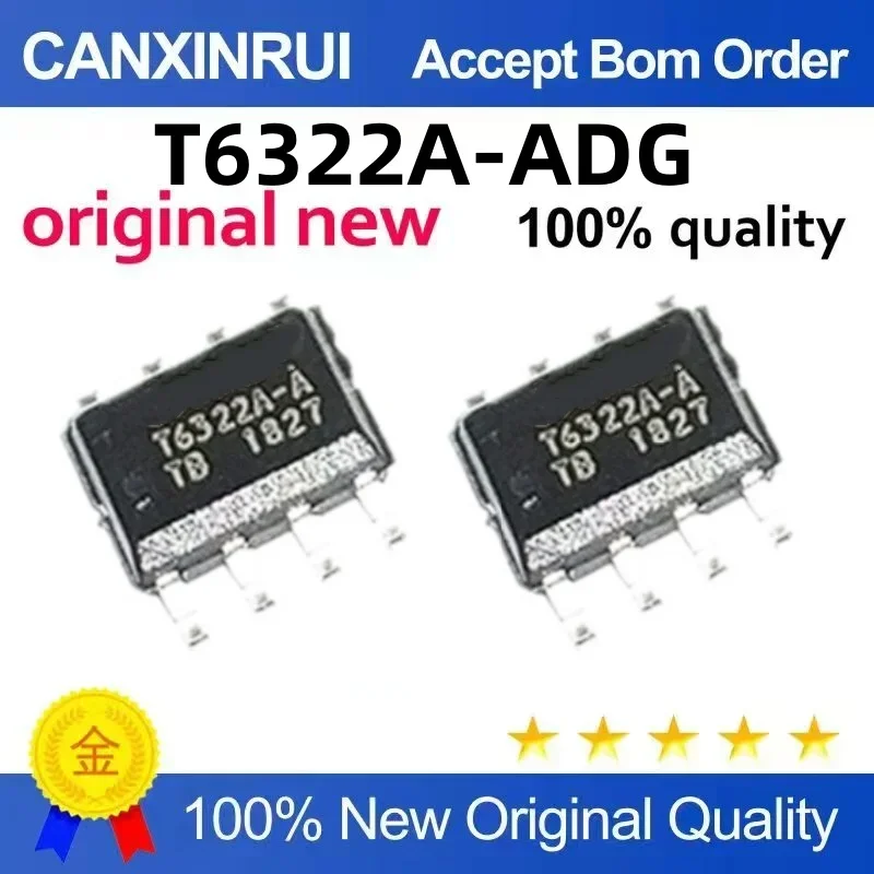 (5-100 pieces)Brand new original T6322A-ADG T6322A-A SOP8