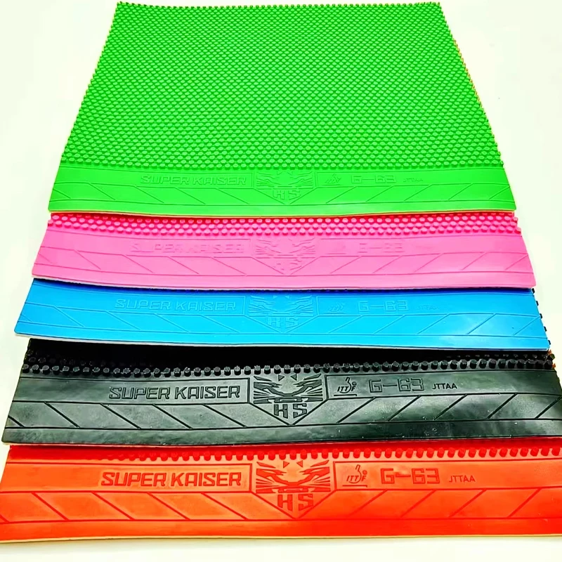 

Colored G63 Short Pips OX G12 Pips Out Table Tennis Rubber Sheet With Cake Sponge Fast & Sinking Effect Single-Layer Rubber