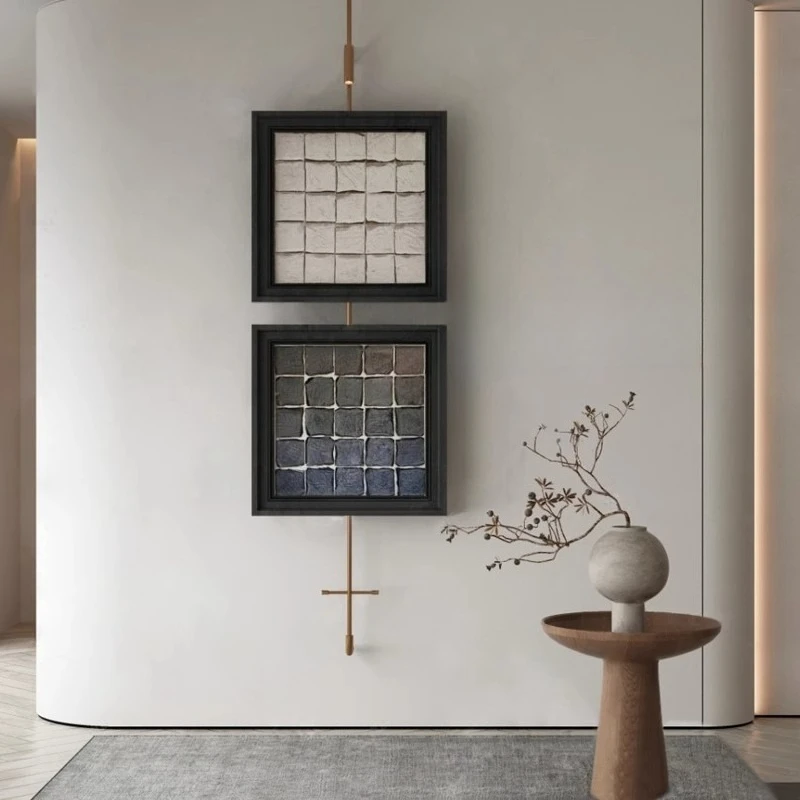 

Background wall wall wall lamp hanging painting hotel entrance decorative painting corridor living room hanging painting