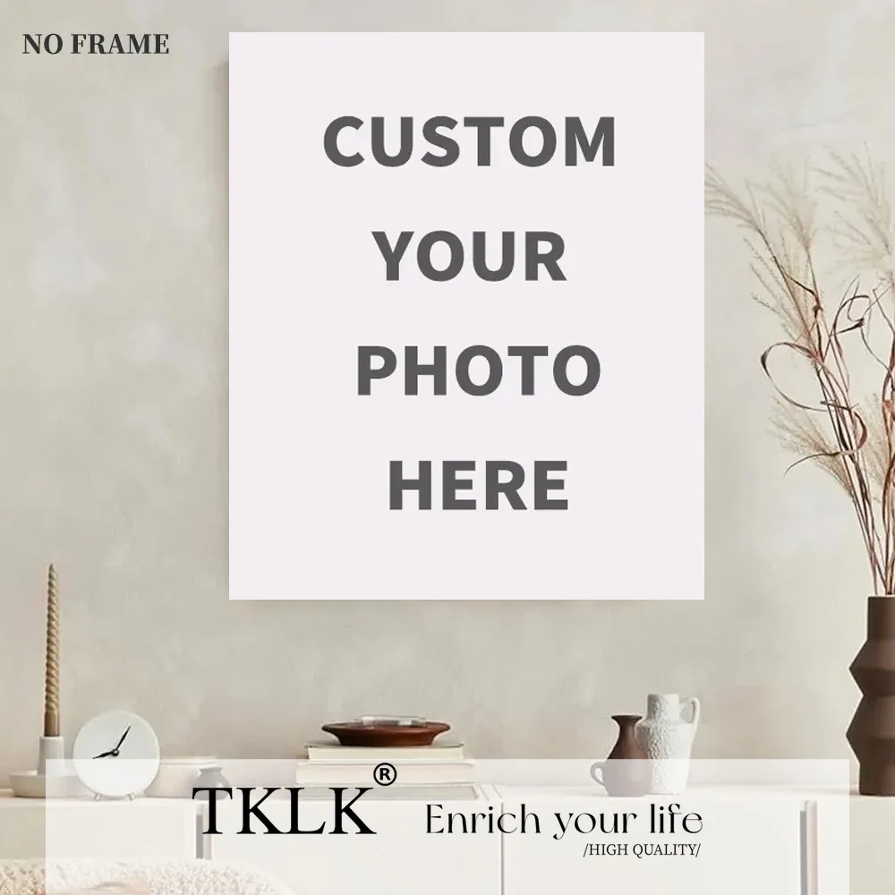 1-delige op maat gemaakte frameloze canvas-muurkunstdruk, gepersonaliseerd met uw foto's en herinneringen, een ideaal cadeau voor vrienden en familie