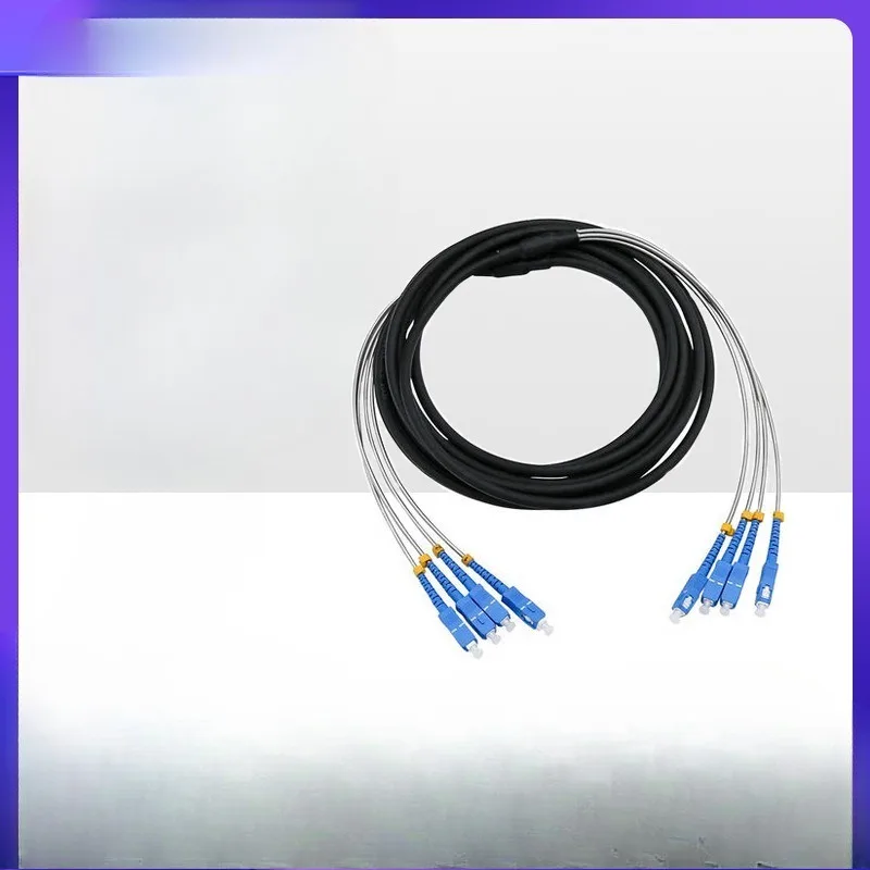 Optical cable single multi-mode dual-core 4-core armored outdoor tower base station pulling away