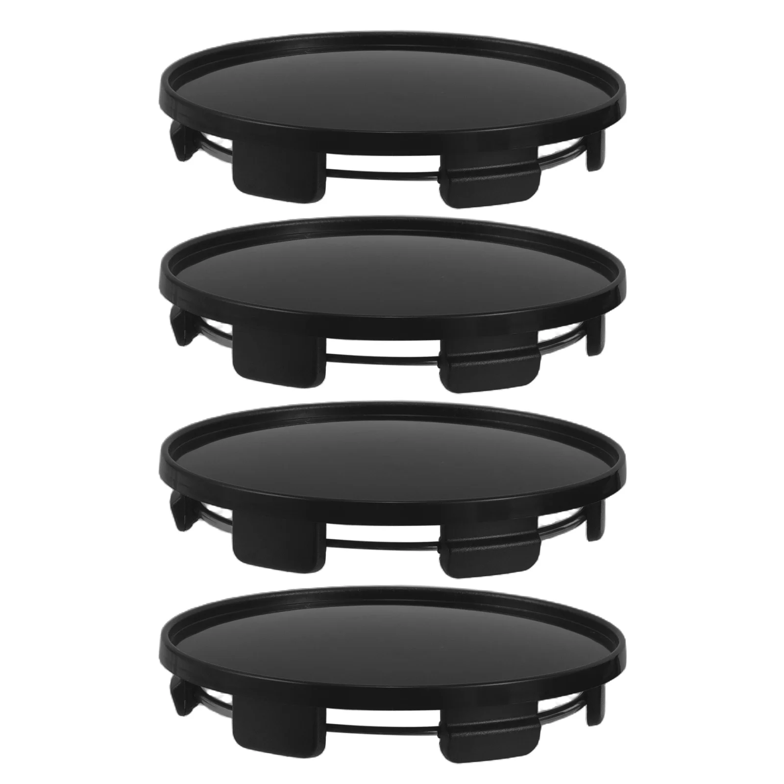 

4pcs Car Center Caps Abs Modified Wheel Hub Covers For Car Exhibitions Modifications, Durable Replacement Hub Cap Covers, Easy