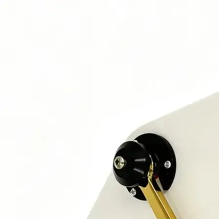 Ship Inclination Meter with Pendulum Mechanism for Marine Vessels Yachts Motorhomes 60x240mm Moisture Resistant White