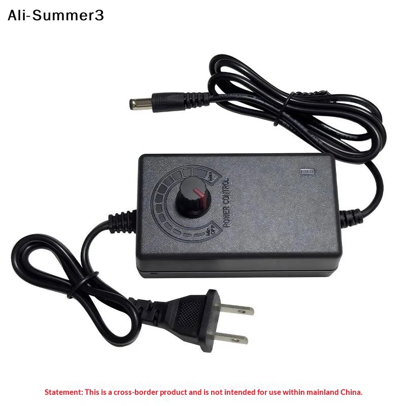 YY】1Pc US Plug No Display Screen Voltage Regulated Adjustable Power Supply Adapter AC To DC 3V-12V 2A/3-24V 1A Universal Adapter