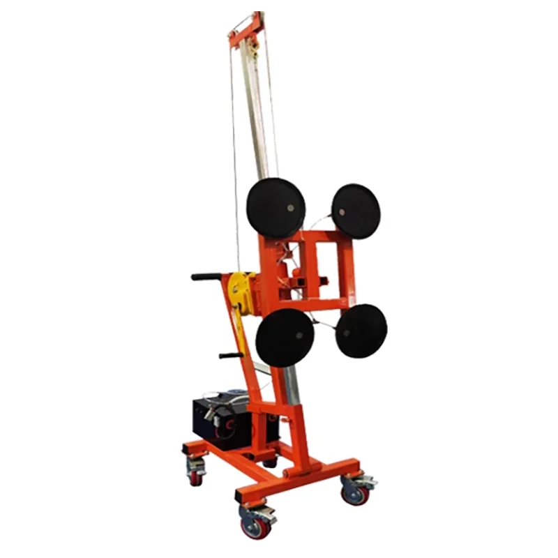 

Factory Wholesale Hand Glass Vacuum Lifters Electric Suction Cup Lifter Trolley Truck for Glass Door Window Installation