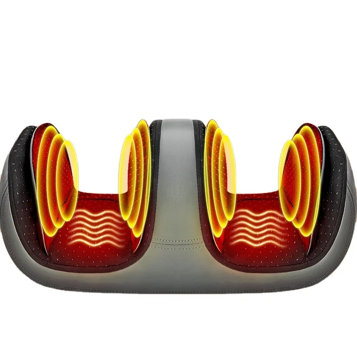 Electric Knee Massager Heating Vibration Therapy ABS+Silicone Material Timing Control for Arthritis Pain Relief Muscle Recovery