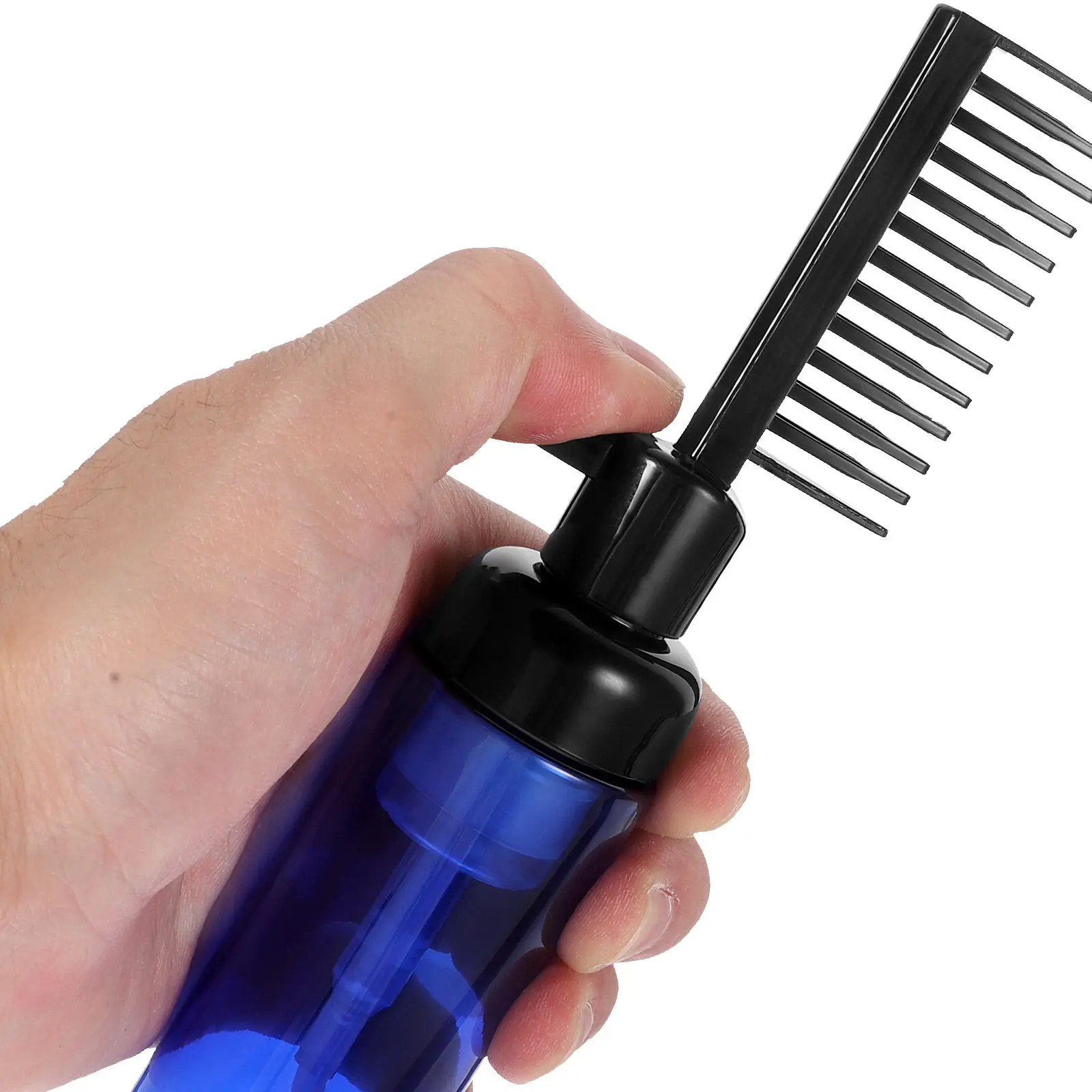 

3Pcs Smooth Safe Hair Dye Dispenser Bottle with Comb 60Ml for Home Salon Use Hair Coloring Tools Coloring Bottle with Comb