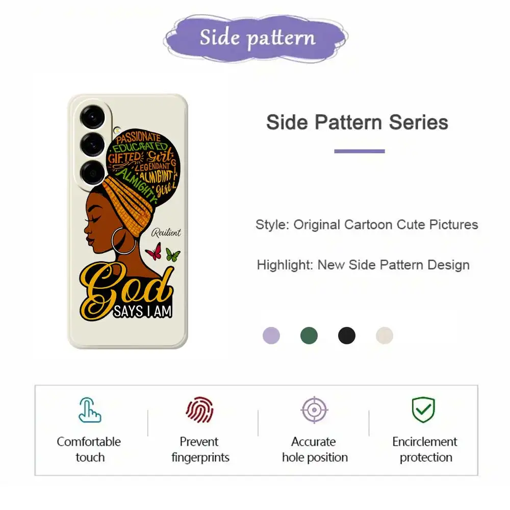 Spersonalizowane etui w stylu afrykańskim na Samsung A56 A55 A54 A53 A52 4G 5G A36 A26 A16 A06 A35 A25 A15 A34 A24 A14 A33 A32 A23