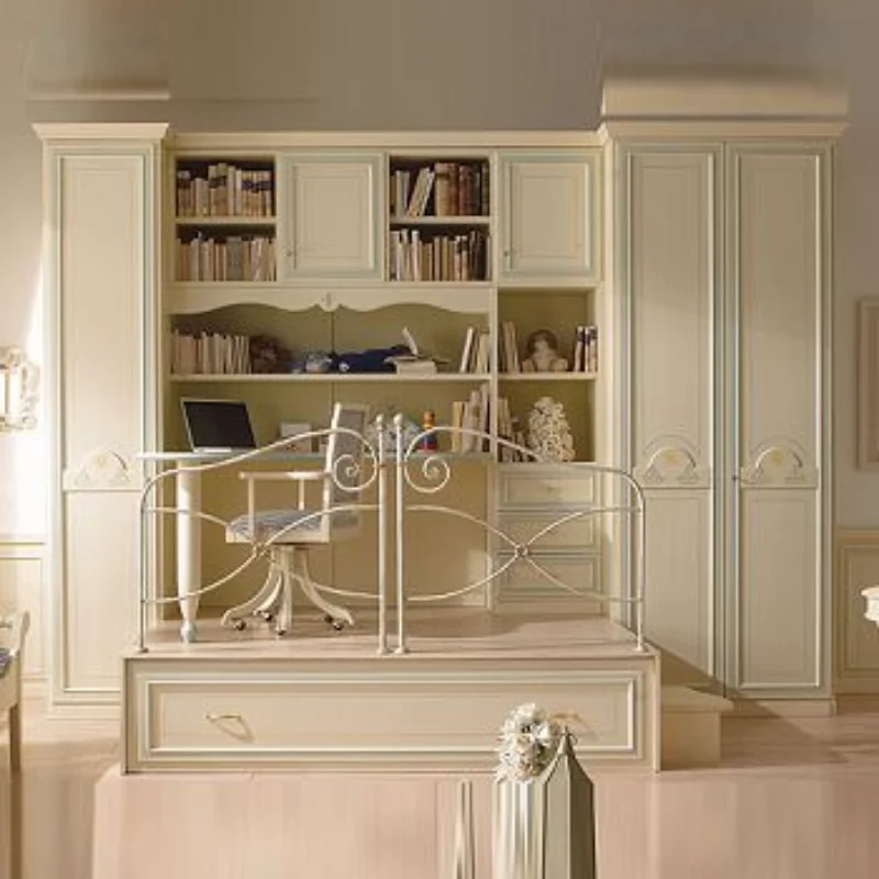 Children's bookcase wardrobe combinatio cabinet