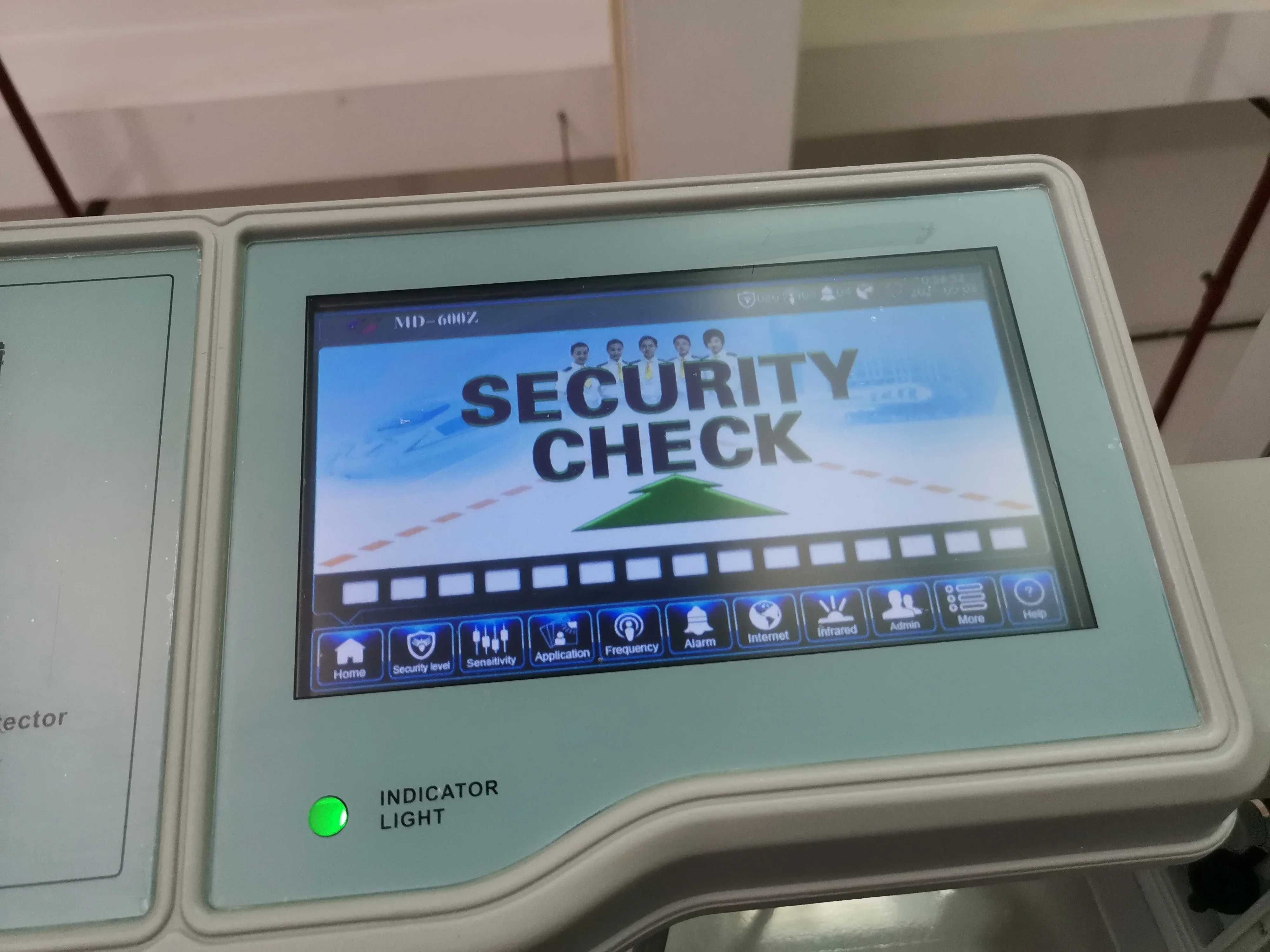 Juzheng MD-600D Walk-Through Metal Detector gate Metal detection Door frame for public security inspection