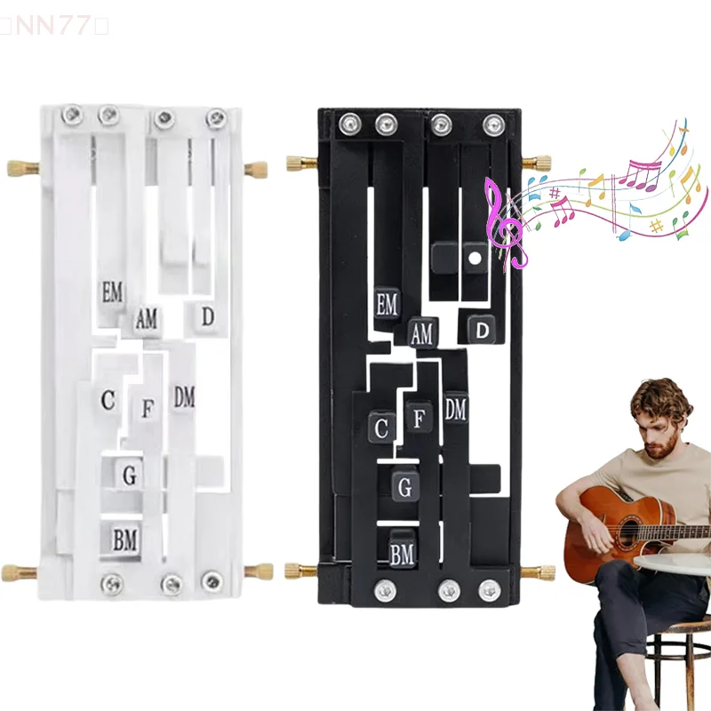 [Sport] Guitar Aid Chords Portable Guitar Learning System Teaching Beginner Trainer Practice Tools Guitar Accessories