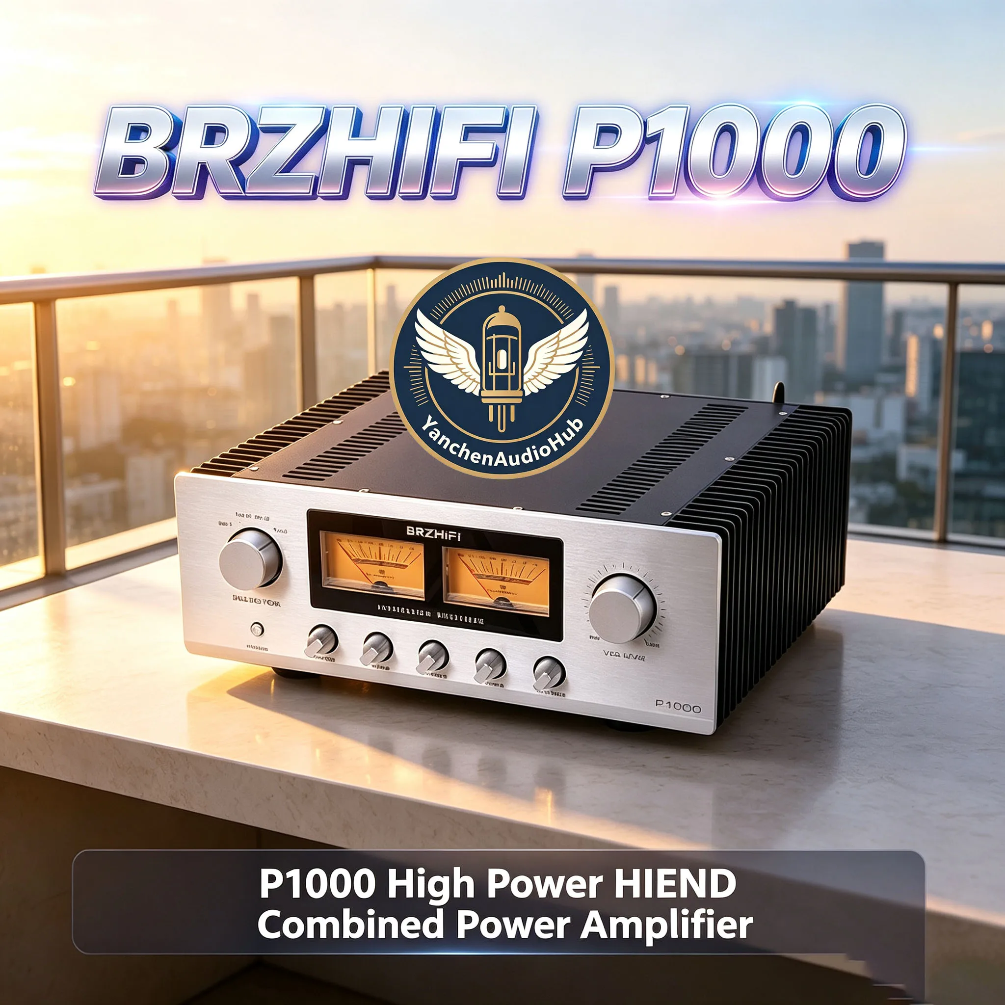 CHN 2027 BRZHIF P1000 Home High Power Combined Power Amplifier P1000 Fever Class High Fidelity HIEND Line