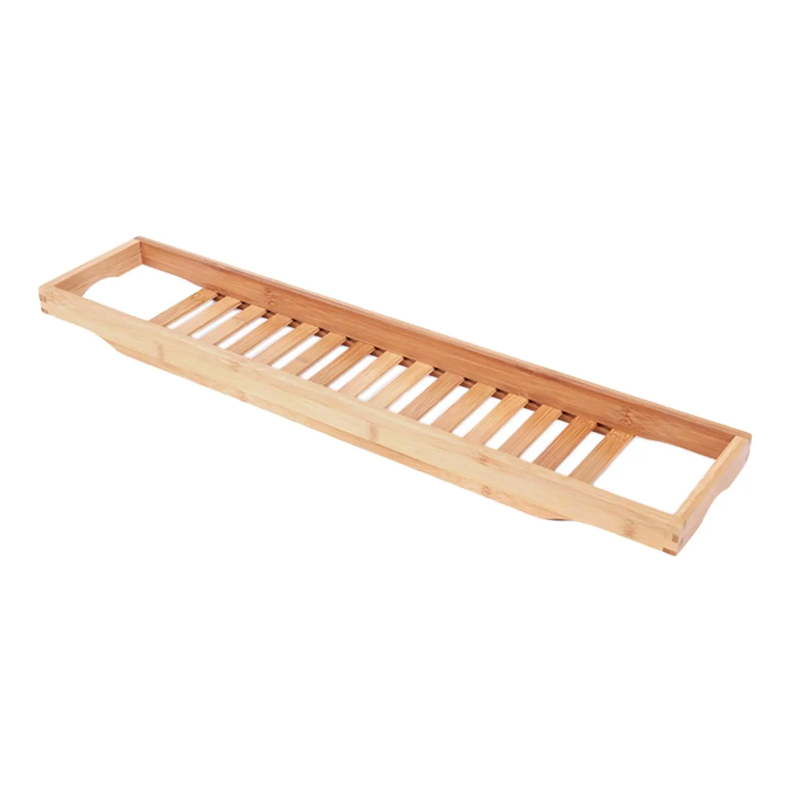 Bamboo Wooden Bathtub Caddy Tray Bathtub Stand Holder Bath Tray 70cm