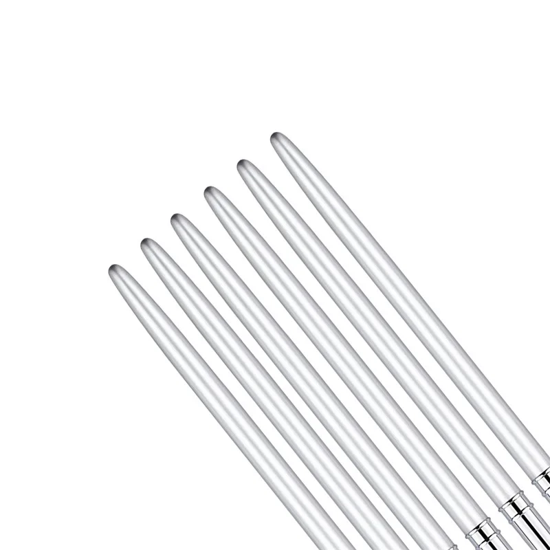 1/5 SZT. Srebrne pędzelki do zdobienia paznokci, pędzel do żelu, pędzel do lakieru do paznokci, pędzel do malowania paznokci, zestaw pędzli do zdobienia paznokci, pisak do rysowania