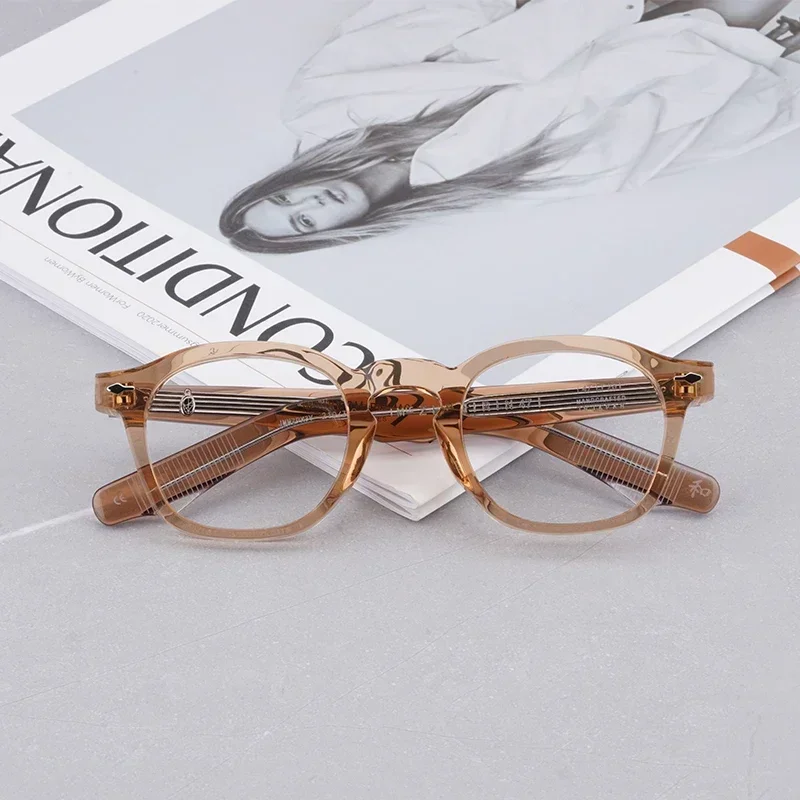 Vintage Acetate Frame Myopia Glasses Zephirin Eye Glasses Frames for Men Spectacle Frames Women Optical G-DRAGON 권지용