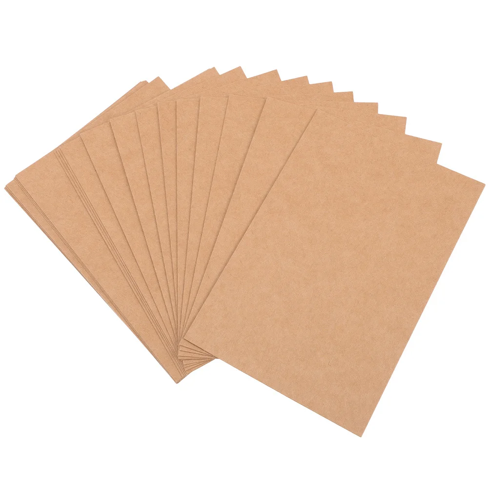 80 قطعة بطاقات فارغة مزدوجة الجانب بطاقة بنية الأسهم متعددة الوظائف بطاقات الكتابة على الجدران مريحة الاستخدام اليومي ملاحظة العرض مخزون البطاقة البنية